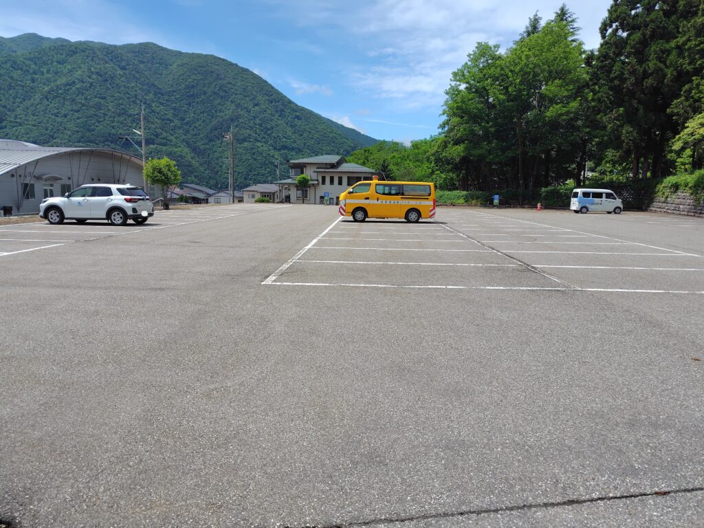 道の駅宙ドーム・神岡の第二駐車場