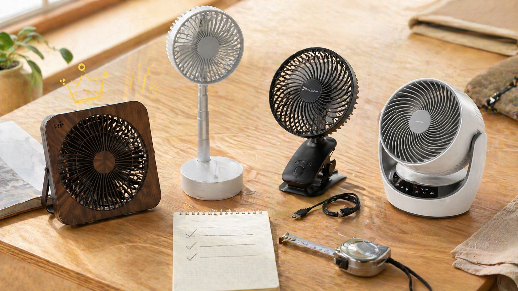 車中泊向けポータブル扇風機の決定版！4機種徹底比較レビュー