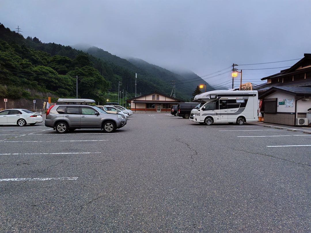 道の駅 木曽川源流の里きそむらの駐車場