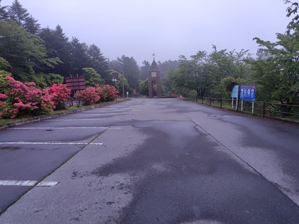 道の駅 草津運動茶屋公園の第二駐車場