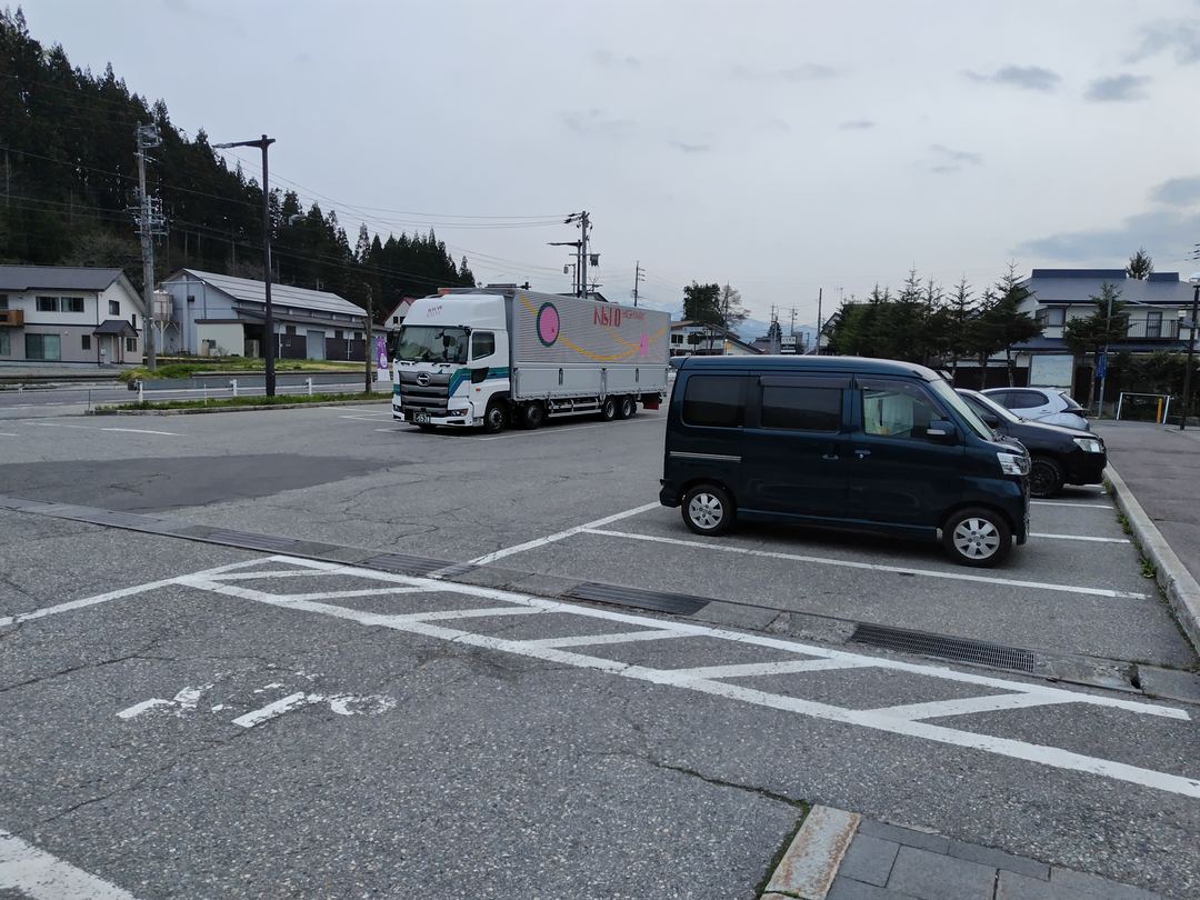 道の駅 白馬 駐車場