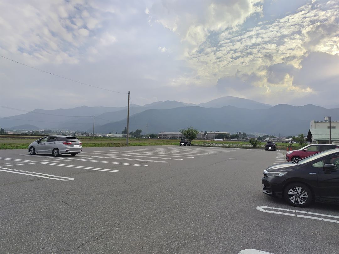 ほりがねの里 南側駐車場の様子
