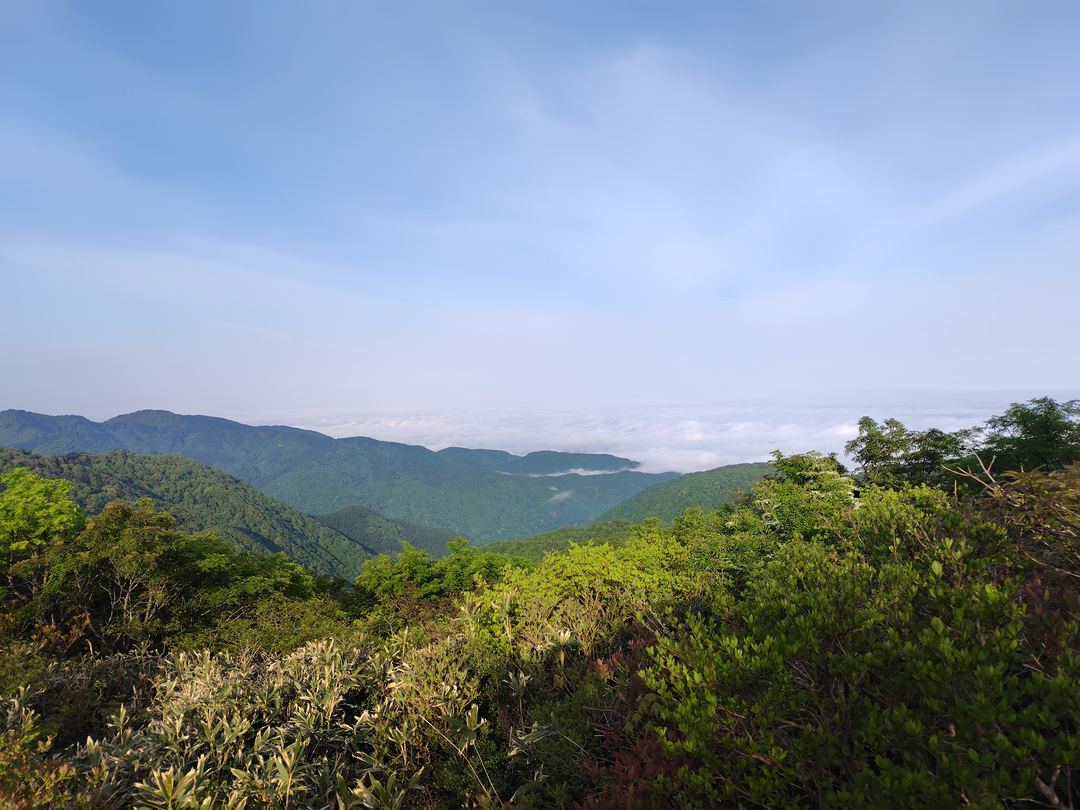 マトネ山頂から見下ろした雲海