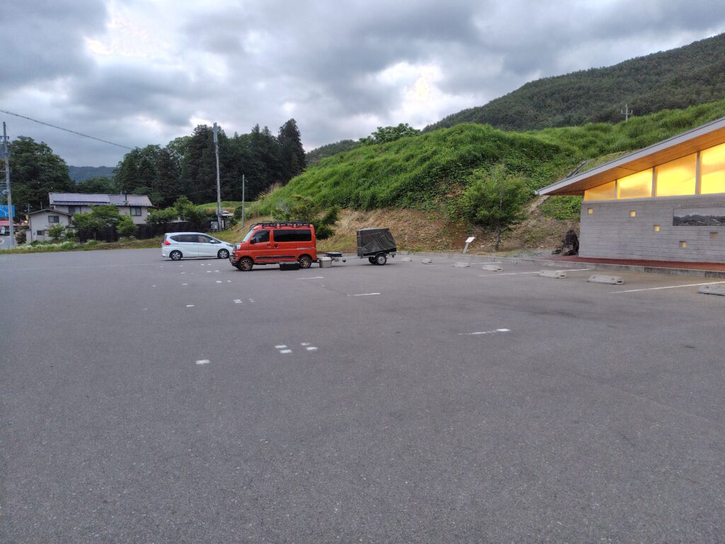 道の駅 南アルプスむら長谷の大型車駐車場