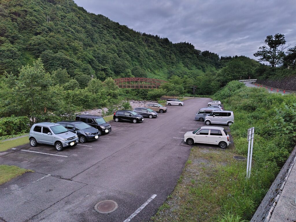 立山駅のP2駐車場