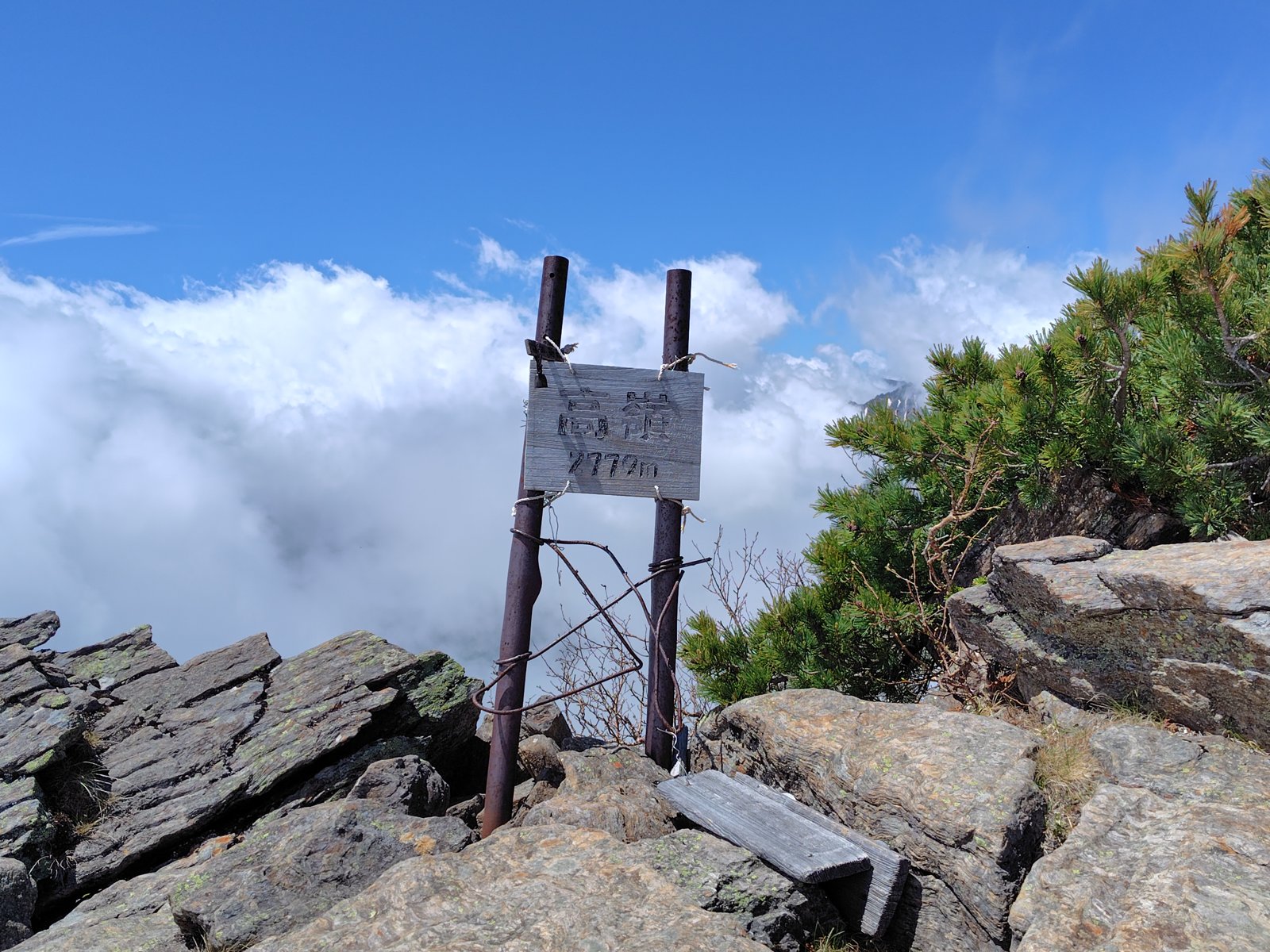 高嶺山頂(標高2,779m)