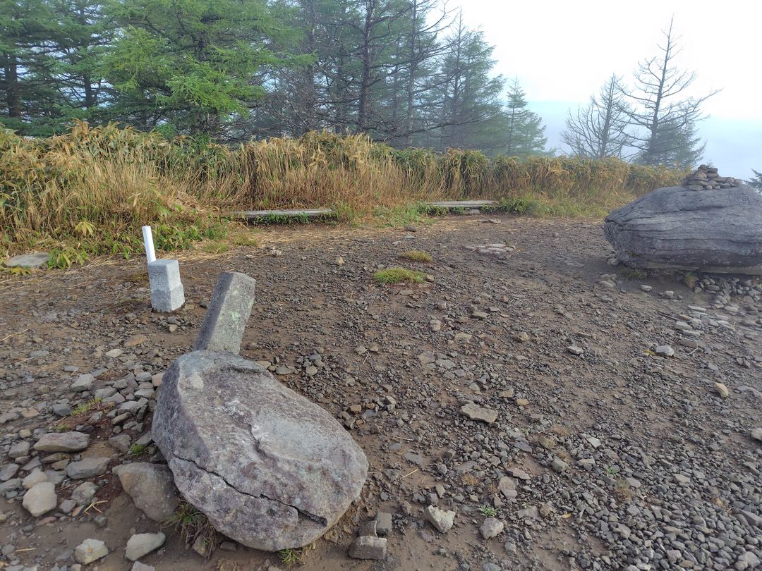 茶臼山の山頂