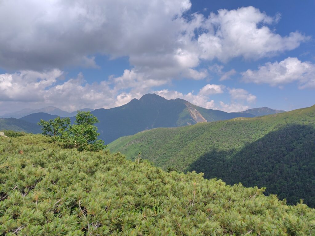 復路の三伏山から望む展望