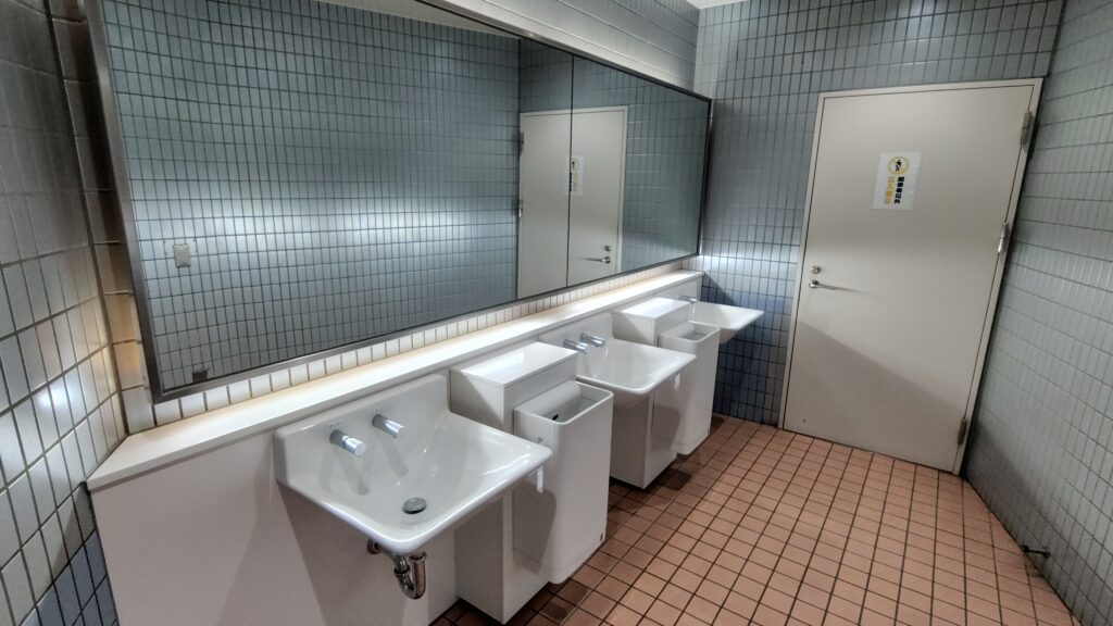 道の駅 スタープラザ芦別のトイレ内部