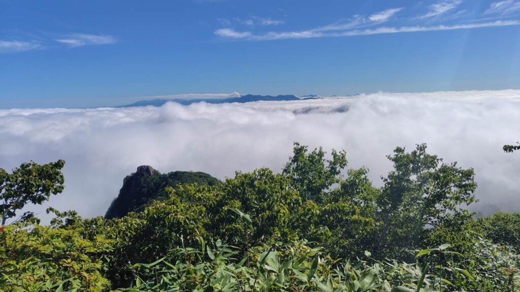 雲峰山の山頂からの展望
