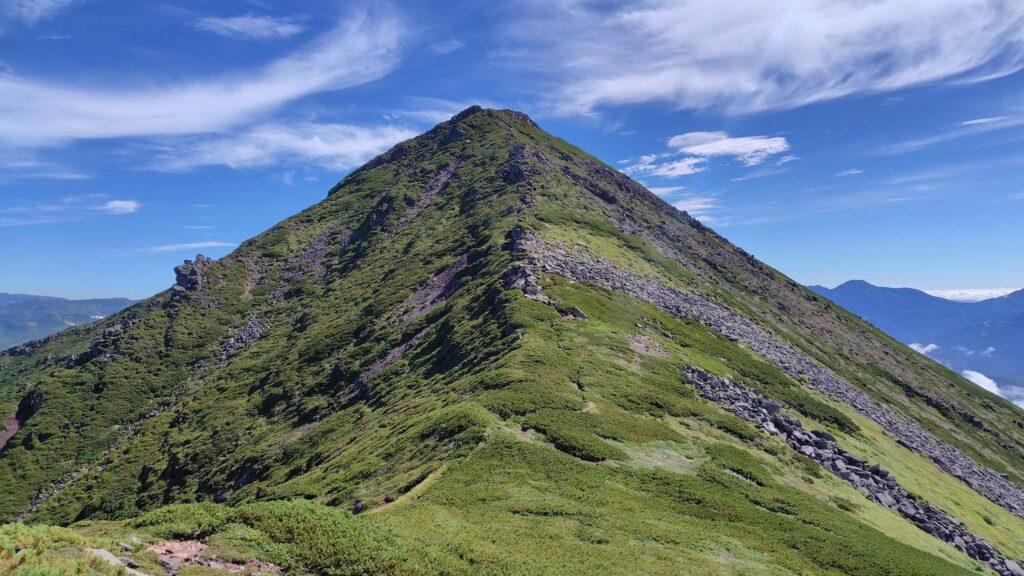 オプタテシケ山の山頂まであと少し