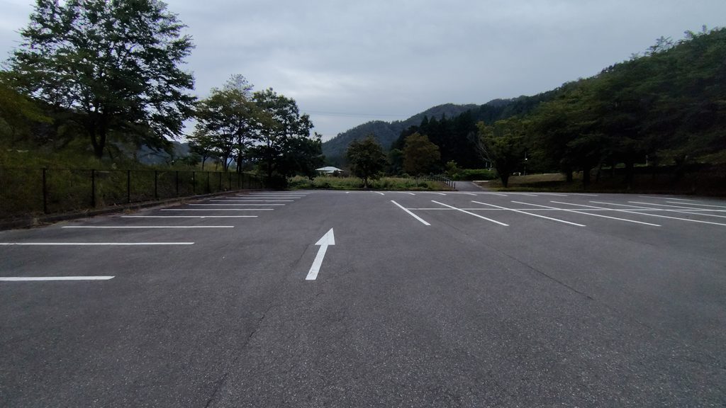 道の駅 胎内の第三駐車場(樽ヶ橋遊園の駐車場)