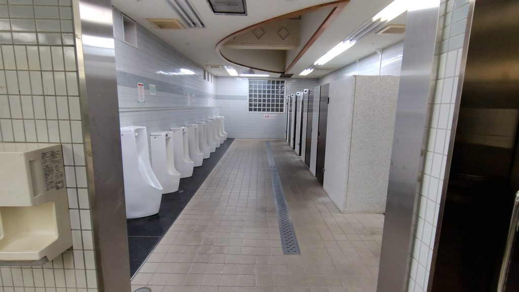 道の駅 象潟「ねむの丘」のトイレ内の様子