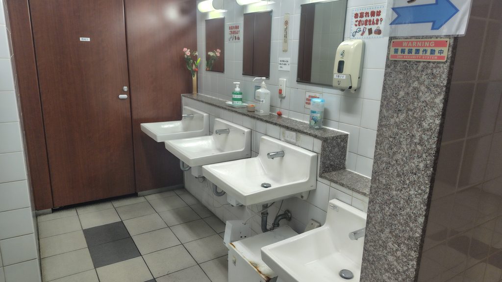 道の駅 ばんだいのトイレ内の様子