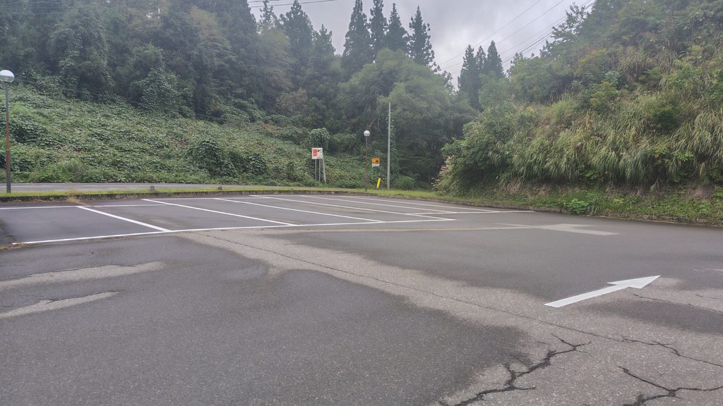 道の駅 いりひろせの大型車駐車場