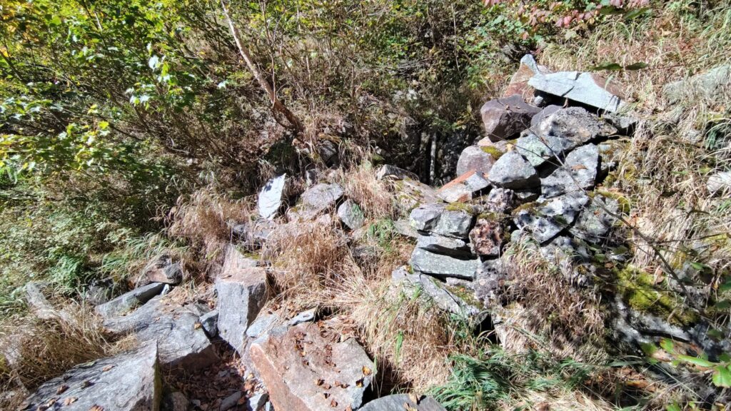 白出沢の荷継小屋跡